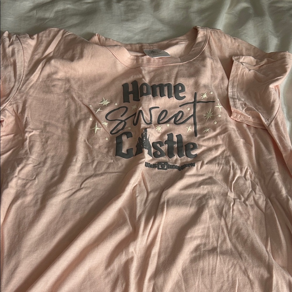 Home Sweet Castle Pink Short Sleeve Tee